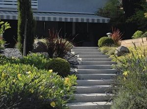 kerti lépcső